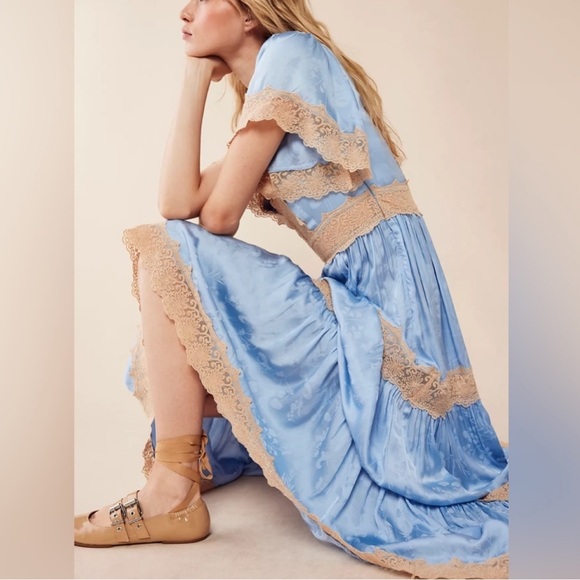 Spell Ocean Gown in shade blue bell - Picture 3 of 16